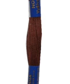 Stickgarn Stickfaden Knüpfgarn 100% Baumwolle 15 m braun (7892)