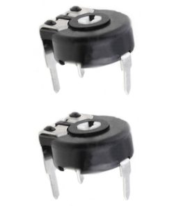 Potentiometer PT-10 Trimmer 500 kOhm 150mW horizontal liegend 2 Stück (0027)