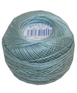 PERLOVKA Kreuzstichgarn Baumwolle Perlgarn 10g 85m türkis mint (5142)