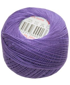 Strickgarn Häkelgarn 100 % Baumwolle SNÌHURKA 200 m lila (4494)