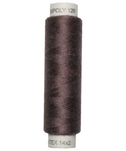 Nähmaschinen Nähgarn 100 m Polyester UNIPOLY 14×2 braun (0475)