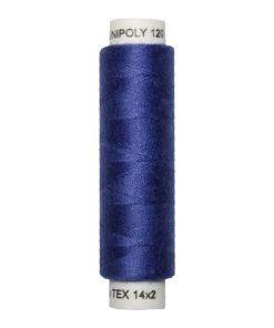 Nähmaschinen Nähgarn 100 m Polyester UNIPOLY 14×2 dunkelblau (0538)