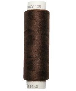 Nähmaschinen Nähgarn 100 m Polyester UNIPOLY 14×2 dunkelbraun (0729)