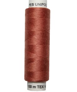 Nähmaschinen Nähgarn 100 m Polyester UNIPOLY 14×2 braun (0734)
