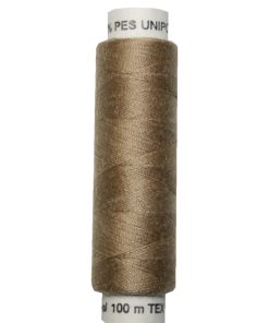 Nähmaschinen Nähgarn 100 m Polyester UNIPOLY 14×2 braun (0772)